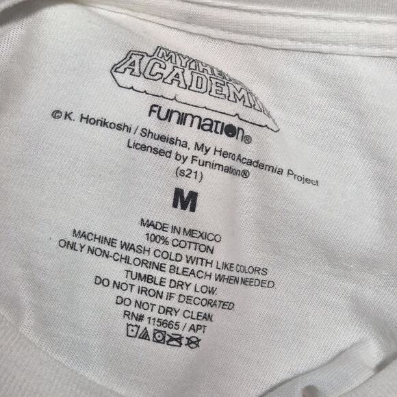 My Hero Academia League Of Villains Men Long Sleeve White Shirt Anime MEDIUM - Picture 5 of 5